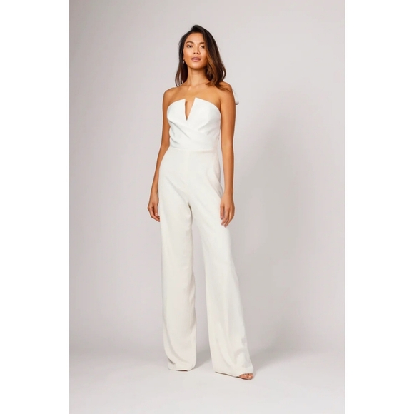 Jay Godfrey White Jumpsuit - Picture 2 of 6